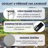 Acra campingový skládací stůl C3S - hliník 70x70x70cm Náhled obrázku produktu 5
