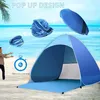 Pop up Strandmuschel, 2-3 Personen Familie Zelt UV Schutz Produktbild-Vorschau 6