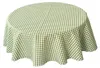 Tischdecke Fleckenresistente Karo Grün - GRETA - 150 cm Produktbild-Vorschau 2