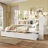 Flieks Holzbett Schlafsofa Tagesbett 140x200cm mit 2 Produktbild-Vorschau 4