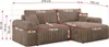 MKS MEBLE Cord Sofa L-Form, Ecksofa mit Schlaffunktion, Produktbild-Vorschau 10