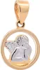 Anhänger Engel mit 1,1 mm Goldkette 60 cm 585-14 Karat Gold Produktbild-Vorschau 3