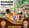 Couchbar Snackbox Eiche mit 4 Glasschalen - Getränkehalter Produktbild-Vorschau 8