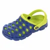 Fashy 7446 50 Kinder Uni Bade-Clog Sephia Blau - Limette, Produktbild-Vorschau 2