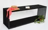 DanDiBo Gartenbank Metall Wetterfest Schwarz 150 cm Produktbild-Vorschau 2