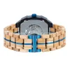 Edenhölzer Herren Holzuhr Skeleton Automatik Sal ED090-001 Produktbild-Vorschau 4