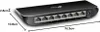 A black TP-Link 8-port gigabit desktop switch with dimensions indicated. Voir les images du produit