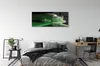 Glasbilder 125x50 Wandkunst Der Kopf Mann grünes Licht Produktbild-Vorschau 3