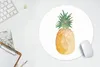 MuchoWow® Mauspad Mousepad Ananas - Aquarellfarbe - Weiß Produktbild-Vorschau 5
