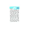 92 Aufkleber - Alphabet Schwarz & Silber - 1,8 cm Produktbild-Vorschau 4