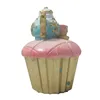 Clayre & Eef Dekoracja Cupcake Ø 8x11 cm Różowa polyresin Podgląd zdjęcia produktu 2