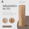 RODAN | Mobile alto per il bagno - 139 CM - Marrone opaco - Anteprima dell’immagine prodotto 2