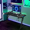 Faziango Gaming Tisch 120 x 60cm LED Gaming Schreibtisch Produktbild-Vorschau 1