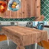 Tischdecke Holz aus Textil mit Exclusiven Motiven Produktbild-Vorschau 2