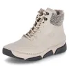 A single beige high-top sneaker boot is shown against a white background. Anteprima dell’immagine prodotto