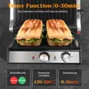 Aigostar - XXL Kontaktgrill Panini Grill, Sandwich Maker, Produktbild-Vorschau 5
