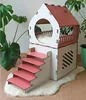 XL Katzenhaus Rosa Pink Katzenhütte Katzenbett Katzenliege Produktbild-Vorschau 3