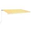 vidaXL Automatische Markise mit LED & Windsensor 500x350 cm Produktbild-Vorschau 1