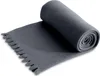 A rolled-up gray fleece blanket with a fringed edge is shown against a white background. Náhľad obrázku produktu