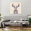 Bilder auf glas - Charakter Hirsch Illustration hipster - Produktbild-Vorschau 6
