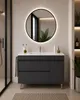 ORIGEN BATH CAPRERA Badmöbel mit Waschbecken 80x45 cm, Graphit Produktbild-Vorschau