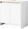 Waschbeckenunterschrank Vicco Emma Weiß/Sonoma 58 x 60 cm, Produktbild-Vorschau 1