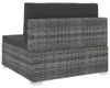 vidaXL Canapé modulaire partie centrale 1 pc + coussins Voir les images du produit 3