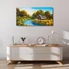 Coloray Bild aus Leinwand 100x50 Leinwand Dekoration - Wald Produktbild-Vorschau 4