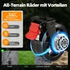 HAUSPROFI 200L Bollerwagen faltbar offroad schwarz, Produktbild-Vorschau 5