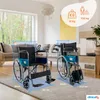 Clinicalfy Skladací invalidný vozík Skladací invalidný Náhľad obrázku produktu 2