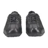 A pair of black Geox sport shoes shown from the front. Produktbild-Vorschau