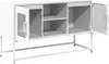 TV-Schrank Weiß 100,5x39x60,5 cm Stahl, TV-Schränke Produktbild-Vorschau 6