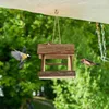 Relaxdays vogelhuisje, hout, huisje om op te hangen, Productafbeelding-voorbeeld 2