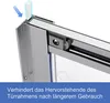 Heilmetz Duschkabine Runddusche Schiebetür 90x90x195cm Produktbild-Vorschau 4