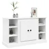 vidaXL Credenza bianca 100x35,5x60 cm Materiale ligneo Anteprima dell’immagine prodotto 4