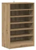 vidaXL Scarpiera in rovere artigianale 60x35x92 cm Anteprima dell’immagine prodotto 1