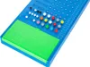 A close-up shot of a blue and green code-breaking board game with colorful pegs. Anteprima dell’immagine prodotto