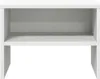 A white, open-fronted cube shelf unit with one shelf. Náhľad obrázku produktu