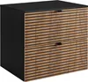 RODAN | Szafka Pod Umywalkę - 60 Cm - Brązowo-Czarna - LOFT Podgląd zdjęcia produktu 1