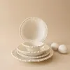 Sea Pearl service de table 27 pièces 6 pers blanc bordure Voir les images du produit 2
