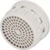 A close-up, studio shot of a white faucet aerator. Produktbild-Vorschau