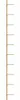 A vertical image of a gold metal wine rack with multiple shelves. Produktbild-Vorschau