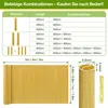 Ikodm 160 x 400 cm PVC rohož na ochranu soukromí, bambusová Náhled obrázku produktu 3
