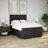Boxspringbett mit Matratze Dunkelbraun 140x200 cm Stoff Produktbild-Vorschau 3