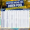 tillvex® Zimní plavecká podložka XXL, 200x240 cm, včetně 12 Náhled obrázku produktu 2