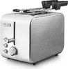 DeLonghi CTX 2203.W Tostapane 2 Fette Argento Bianco 550 W Anteprima dell’immagine prodotto 1