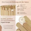 Floranica Steckzaun Holz 40 cm hoch x 200 cm, Natur – Produktbild-Vorschau 3