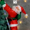 Père Noël sur une échelle, éclairage LED multicolore, PLUS Voir les images du produit 2
