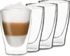 DUOS®, sklenené šálky na na latte macchiato, 4 x 310 ml, Náhľad obrázku produktu 1