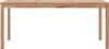 A wooden dining table on a white background. Produktbild-Vorschau